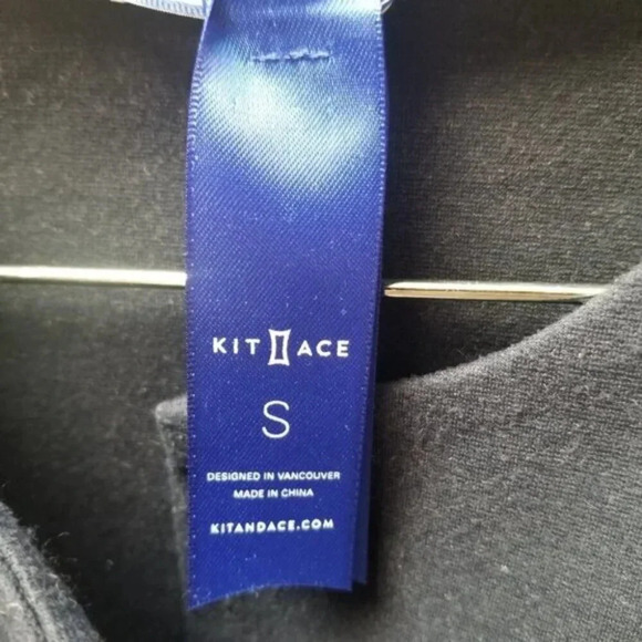 Kit and Ace Collarless Stretch Button Front Traveler Jacket Navy  S - Picture 8 of 13